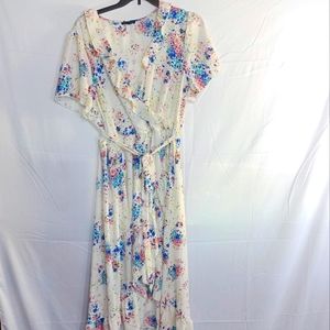 Romantic plus size summer dress